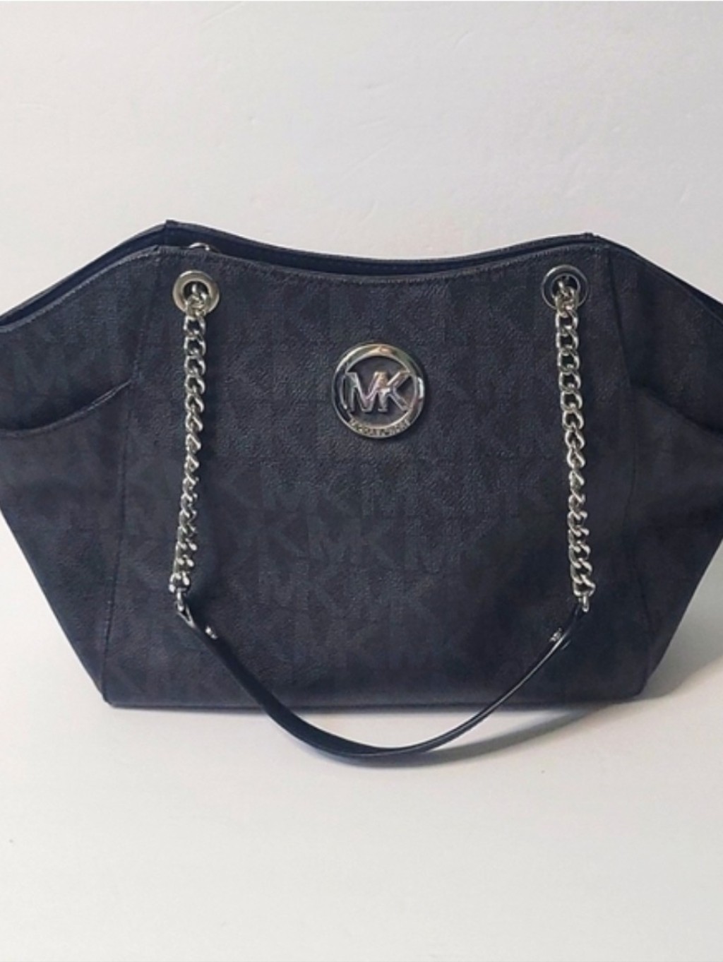 Michael Kors Jet Set Logo Tote Chain Strap
